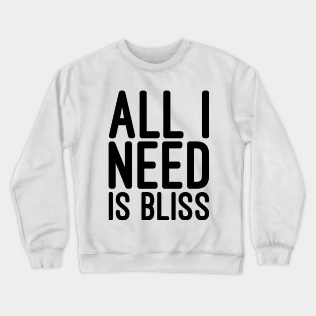 Happiness typography Crewneck Sweatshirt by MICRO-X